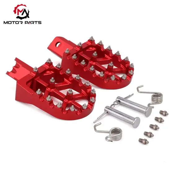 সুর-রন লাইট বি CRF150F CRF230F ডার্ট বাইক ফুটরেস্টের জন্য CNC অ্যালুমিনিয়াম ফুট পেগ