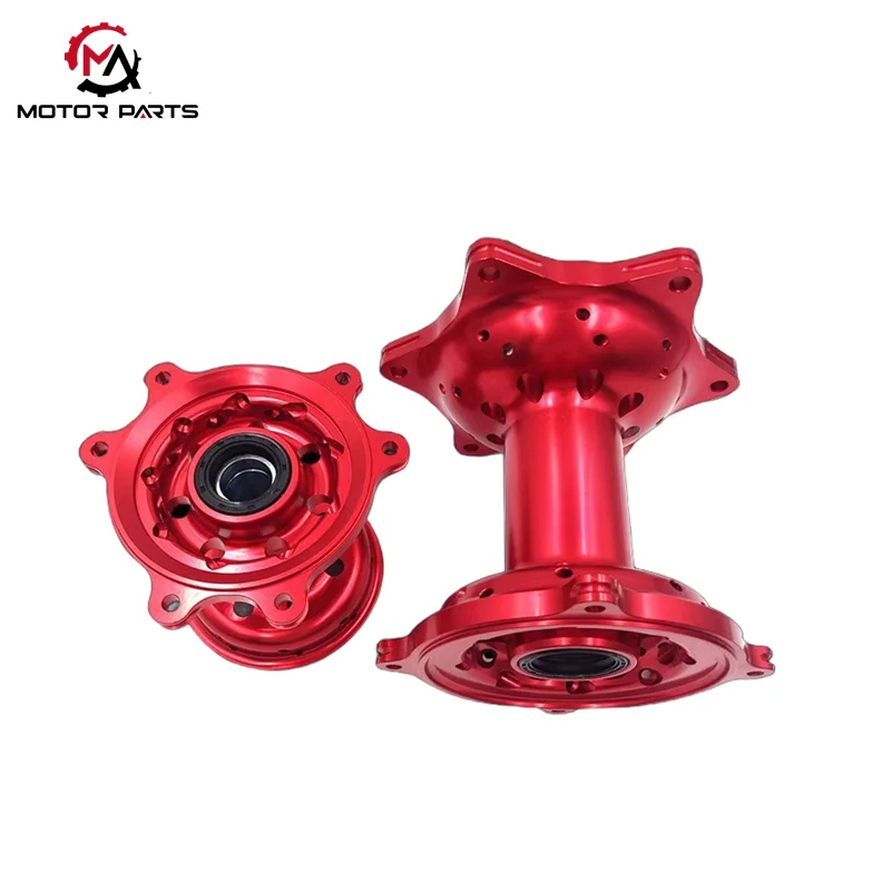 Honda CRF250R CRF450R-এর জন্য CNC অ্যালুমিনিয়াম ফ্রন্ট এবং রিয়ার হুইল হাব সেট